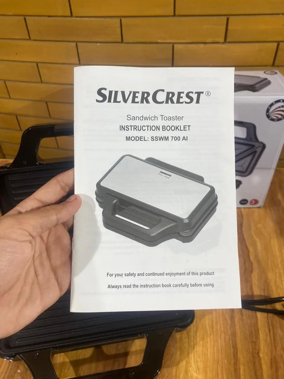 Silver Crest Sandwich Or Grill Maker | Germany Lot Imported - #galaxiee.com#