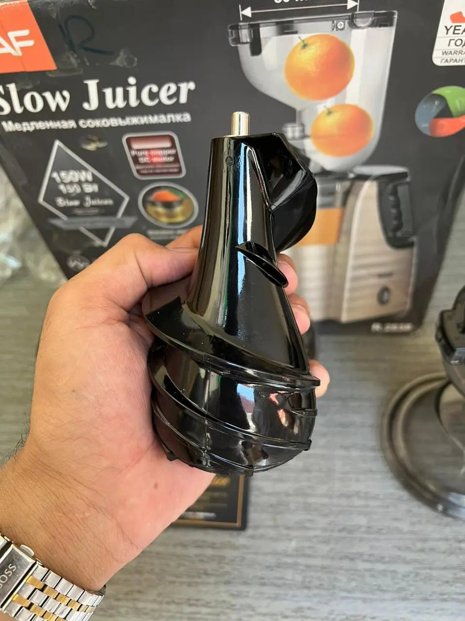 Slow Press Juicer RAF Vegetable & Fruit Extractor Juicer Machine - #galaxiee.com#