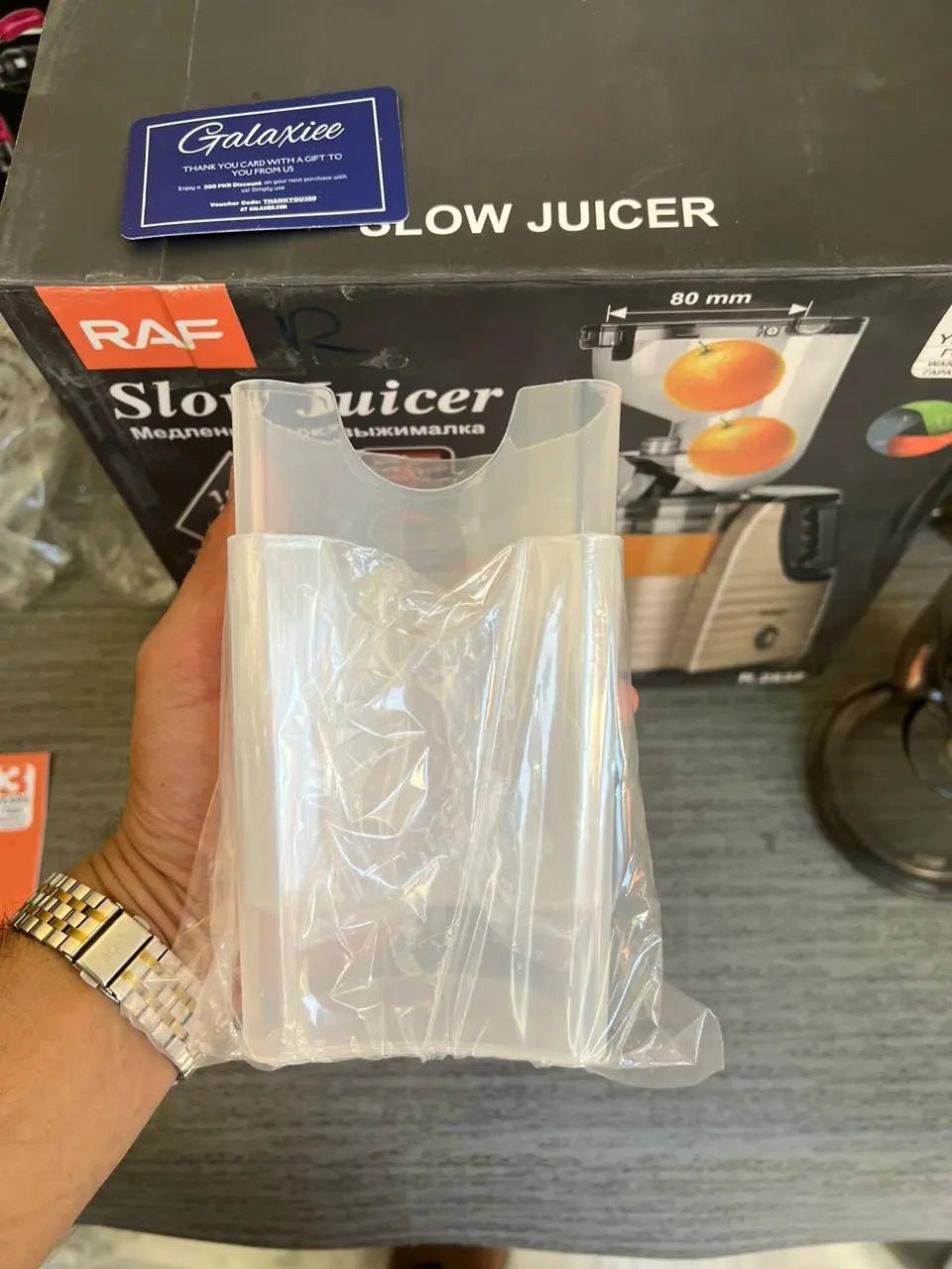 Slow Press Juicer RAF Vegetable & Fruit Extractor Juicer Machine - #galaxiee.com#