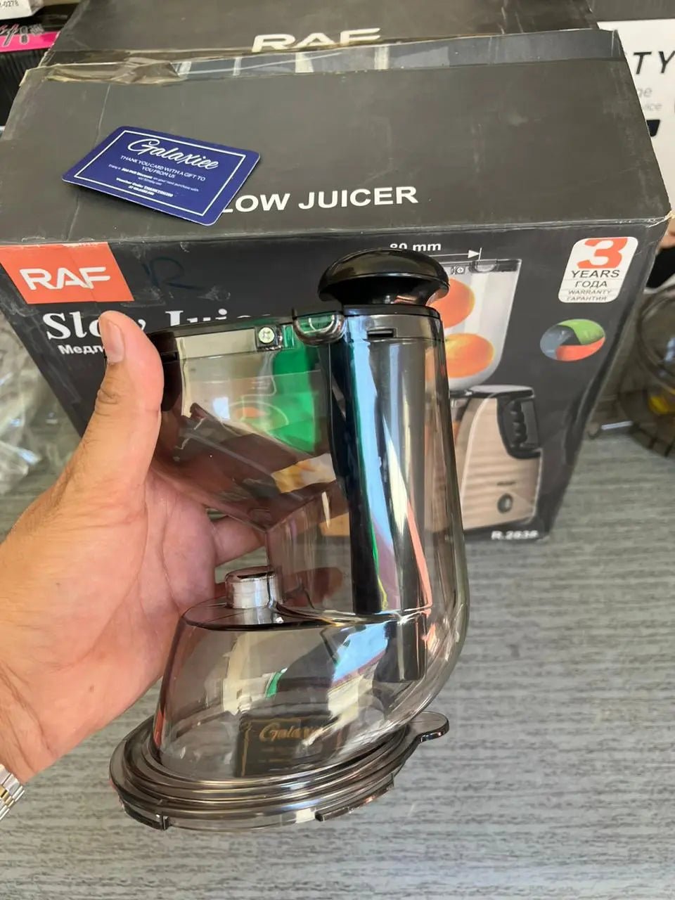 Slow Press Juicer RAF Vegetable & Fruit Extractor Juicer Machine - #galaxiee.com#