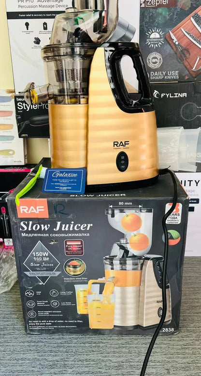 Slow Press Juicer RAF Vegetable & Fruit Extractor Juicer Machine - #galaxiee.com#