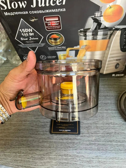 Slow Press Juicer RAF Vegetable & Fruit Extractor Juicer Machine - #galaxiee.com#